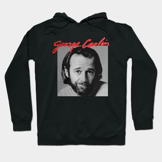 George Carlin // Retro Hoodie by BateerMonster